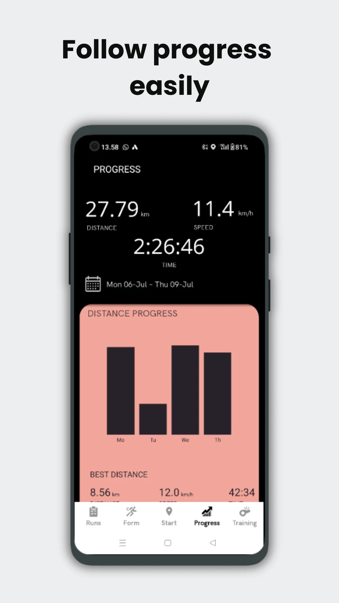 Flyrun: Running & Form Tracker screenshot